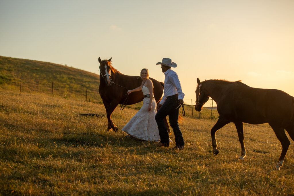 Bay Area California engagement photos on a ranch. 
