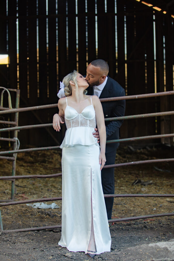 Bay Area California engagement photo session on a ranch.