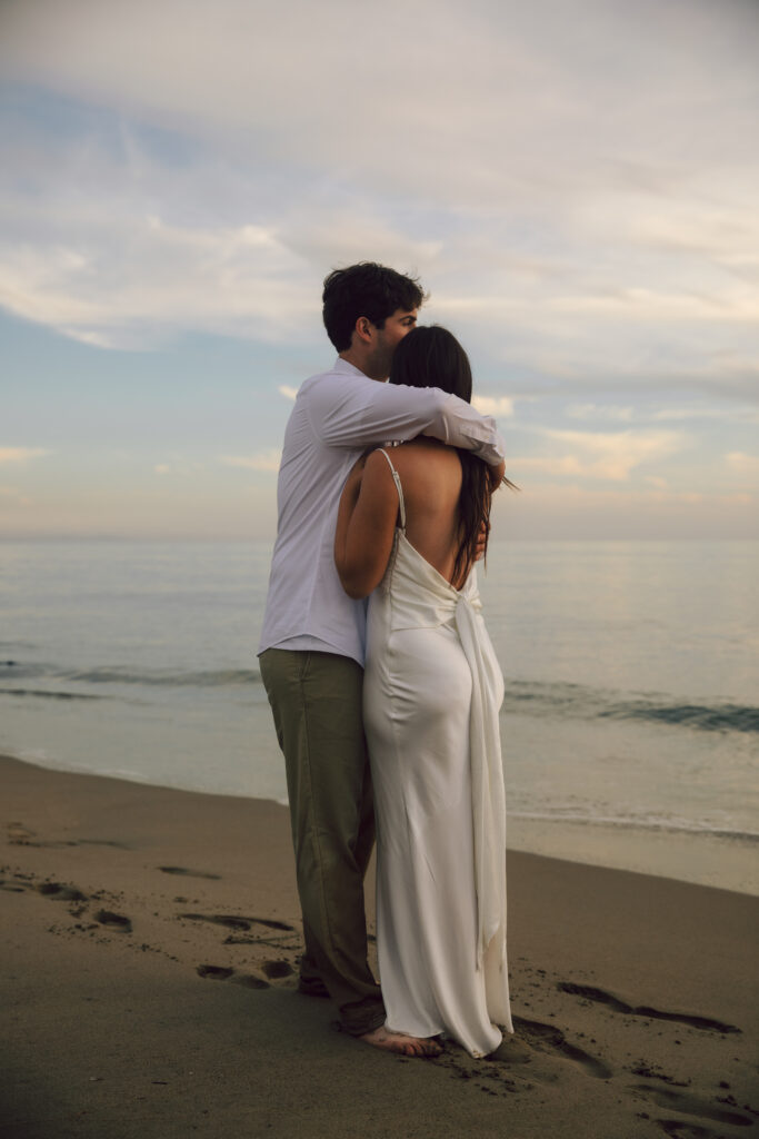 Limantour beach engagement session