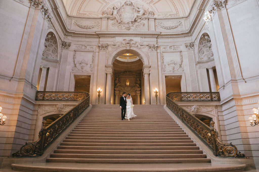 sf city hall bride and groom