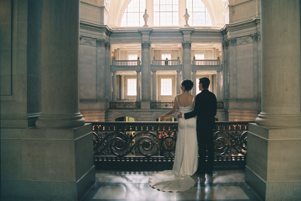 sf city hall wedding 35mm