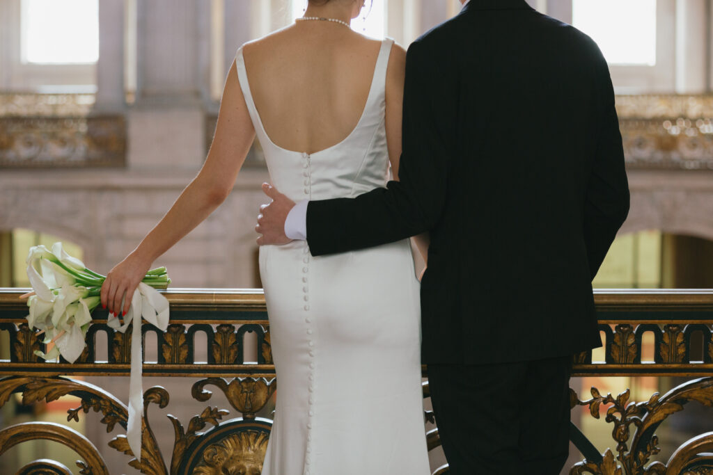 sf city hall bride and groom