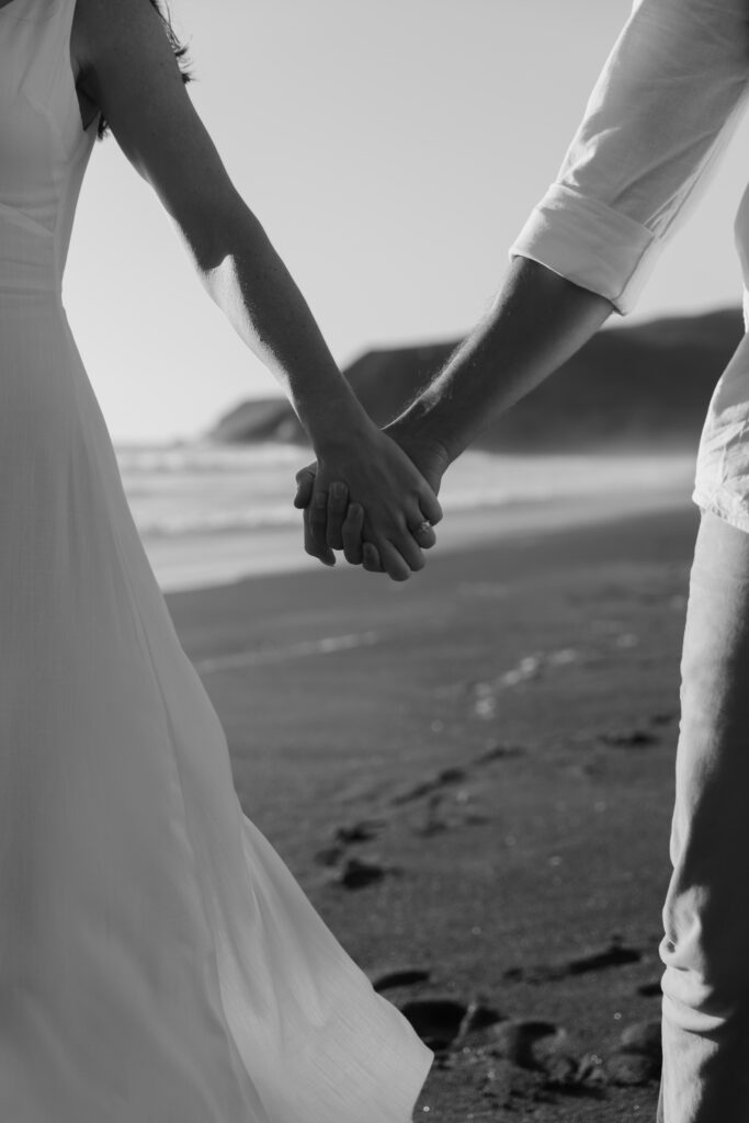 Rodeo Beach engagement photos. 