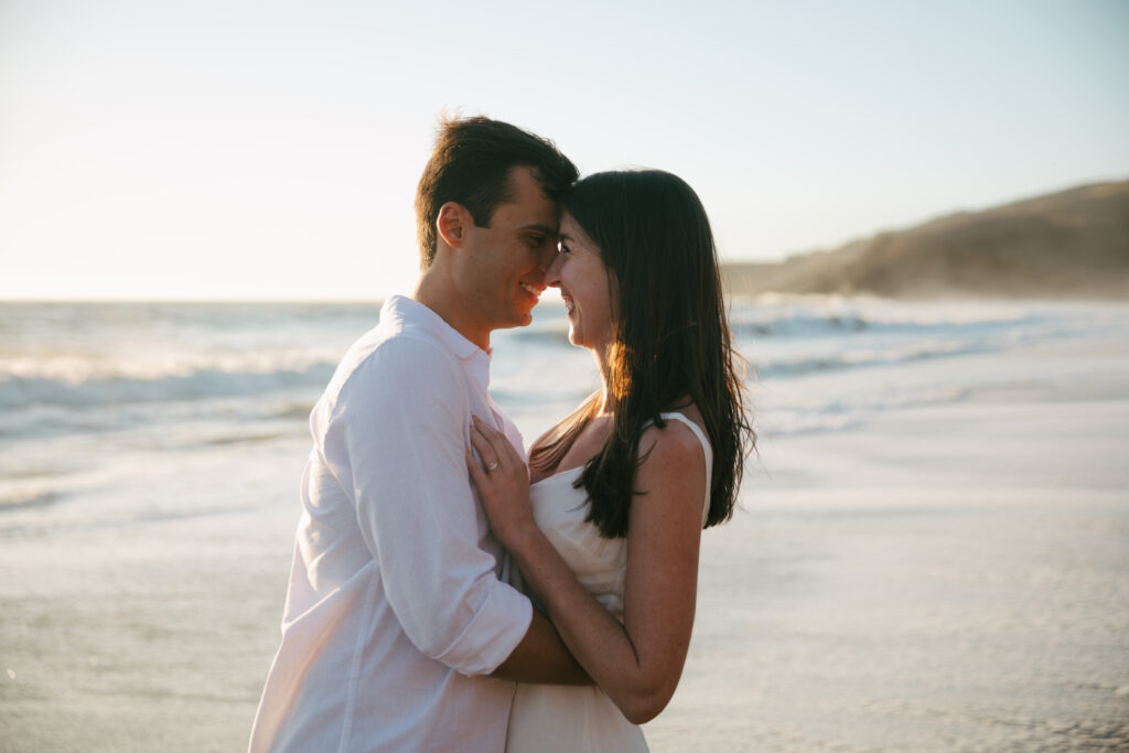 Rodeo Beach engagement photos. 