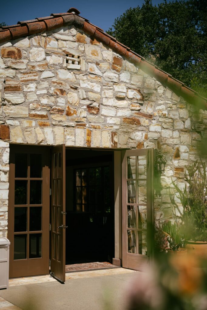 Historic stone building at Holman Ranch Carmel Valley wedding venue